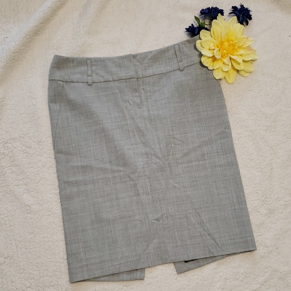 Gray Express Pencil Skirt